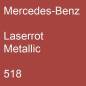 Preview: Mercedes-Benz, Laserrot Metallic, 518.